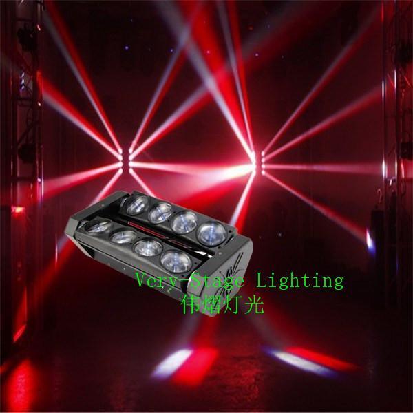 厂家供应very stage 伟熠灯光 LED 蜘蛛灯 8眼10W蜘蛛灯 彩光蜘蛛灯 效果灯